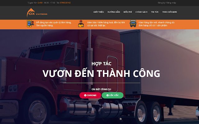 Công cụ Đặt Hàng của Fox Express từ cửa hàng Chrome trực tuyến sẽ được chạy với OffiDocs Chromium trực tuyến