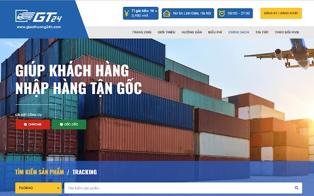 Công Cụ Đặt Hàng Của Giao Thương 24h  from Chrome web store to be run with OffiDocs Chromium online