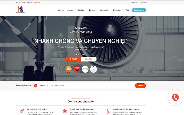 Công Cụ Đặt Hàng Của Nam Ninh Express de la boutique en ligne Chrome sera exécuté avec OffiDocs Chromium en ligne