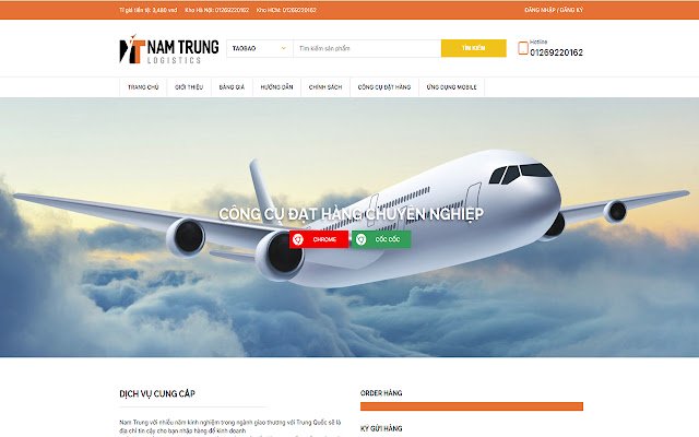 Công Cụ Đặt Hàng Của Nhập Hàng TQ מחנות האינטרנט של Chrome יופעל עם OffiDocs Chromium מקוון