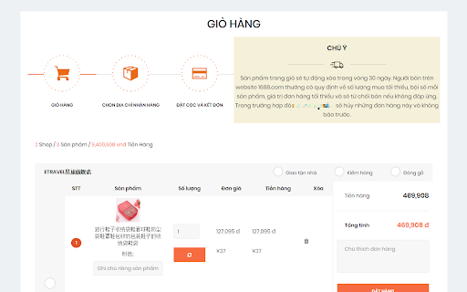 Công cụ Đặt Hàng FoxOrder (FoxExpress)  from Chrome web store to be run with OffiDocs Chromium online