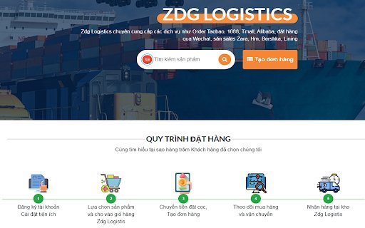 Công cụ đặt hàng zdglogistics.com from Chrome web store to be run with OffiDocs Chromium online Công cụ đặt hàng zdglogistics.com from Chrome web store to be run with OffiDocs Chromium online
