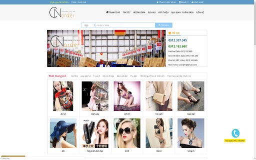 Công cụ tiếp cận và đặt hàng cnorder.vn  from Chrome web store to be run with OffiDocs Chromium online