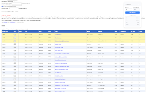 CNO Parlay Buddy  from Chrome web store to be run with OffiDocs Chromium online
