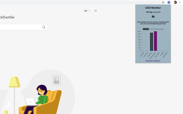 OffiDocs Chromiumオンラインで実行されるChrome WebストアのCo2 Monitor