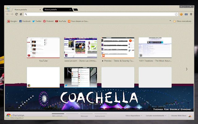 Coachella 2013 از فروشگاه وب Chrome با OffiDocs Chromium به صورت آنلاین اجرا می شود