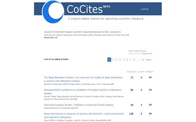 ক্রোম ওয়েব স্টোর থেকে CoCites [বিটা] OffiDocs Chromium-এর সাথে অনলাইনে চালানো হবে