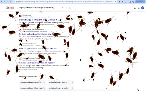 Cockroach G  from Chrome web store to be run with OffiDocs Chromium online