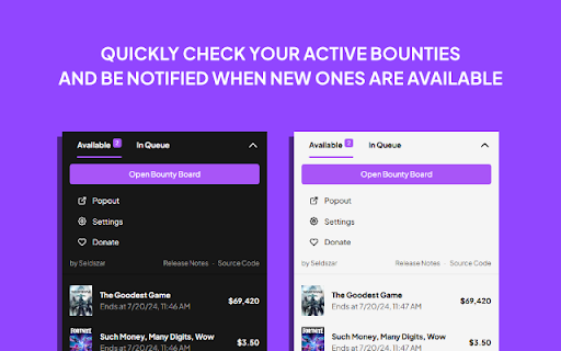 Coco: Twitch Bounty Companion  from Chrome web store to be run with OffiDocs Chromium online