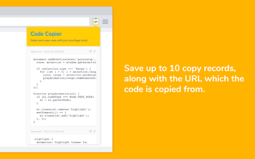 Code Copier  from Chrome web store to be run with OffiDocs Chromium online Code Copier  from Chrome web store to be run with OffiDocs Chromium online