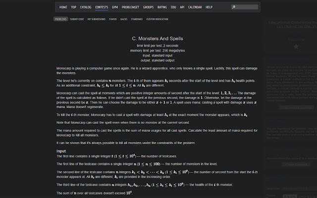 Codeforces Zen mode  from Chrome web store to be run with OffiDocs Chromium online