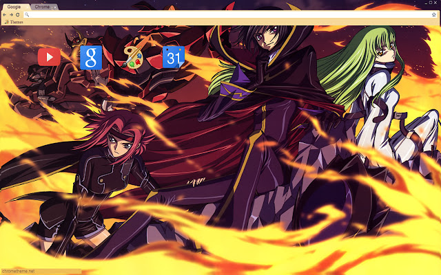 Code Geass Red Fire theme 1680x1050  from Chrome web store to be run with OffiDocs Chromium online