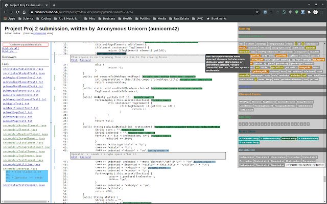 CodeGrader  from Chrome web store to be run with OffiDocs Chromium online