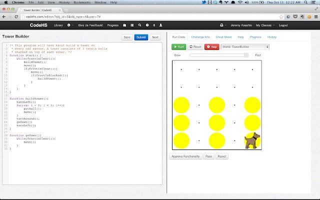 CodeHS  from Chrome web store to be run with OffiDocs Chromium online