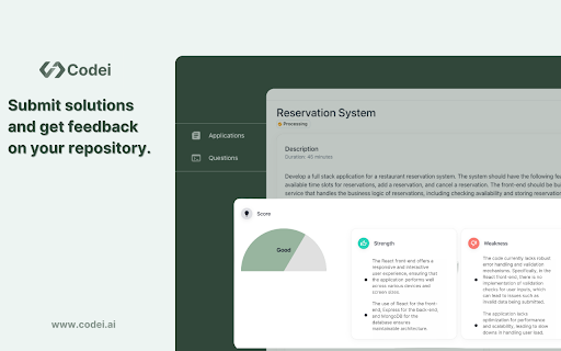 Codei  from Chrome web store to be run with OffiDocs Chromium online