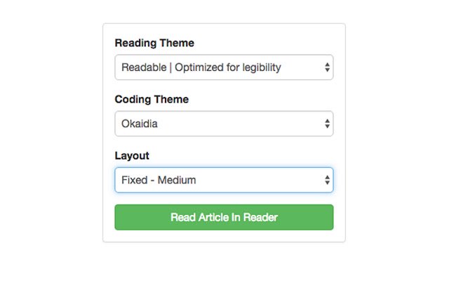 OffiDocs Chromium çevrimiçi ile çalıştırılacak Chrome web mağazasından CodeProject Article Reader