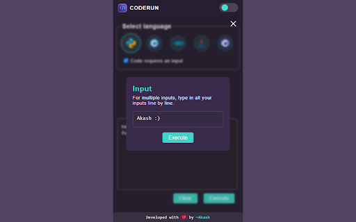 Code Run  from Chrome web store to be run with OffiDocs Chromium online