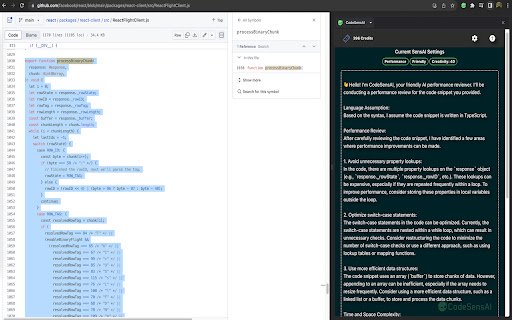 CodeSensAI  from Chrome web store to be run with OffiDocs Chromium online