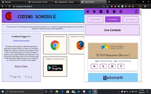 Calendrier de codage de la boutique en ligne Chrome à exécuter avec OffiDocs Chromium en ligne