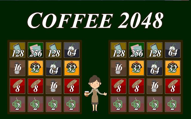 Chrome 웹 스토어의 Coffee 2048이 OffiDocs Chromium 온라인과 함께 실행됩니다.