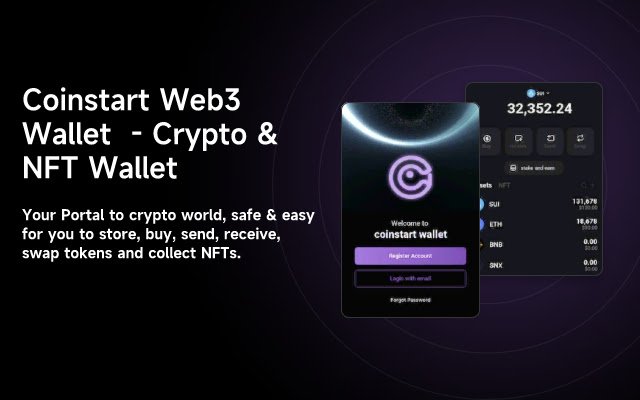 CoinStart Wallet de Chrome web store se ejecutará con OffiDocs Chromium en línea