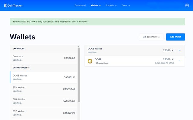 CoinTracker Wallet Syncer  from Chrome web store to be run with OffiDocs Chromium online