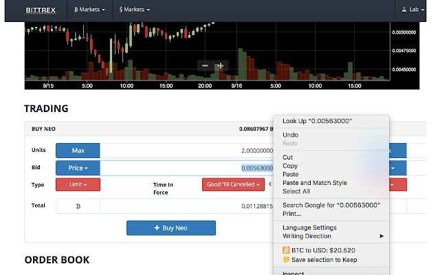 CoinVersion dari toko web Chrome untuk dijalankan dengan OffiDocs Chromium online