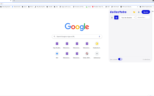 CollecTabs  from Chrome web store to be run with OffiDocs Chromium online