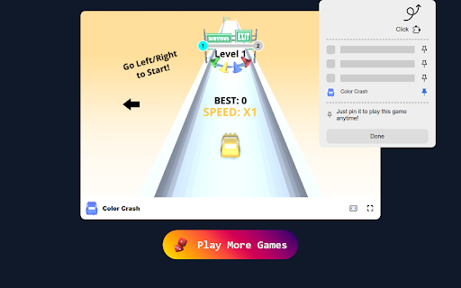 Color Crash Game Dive into Addictive Color Matching Fun!  from Chrome web store to be run with OffiDocs Chromium online