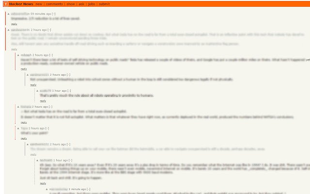 Colored Nested Comments  from Chrome web store to be run with OffiDocs Chromium online