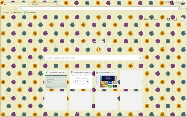 Pixel girasole colorati dal negozio web di Chrome da eseguire con OffiDocs Chromium online