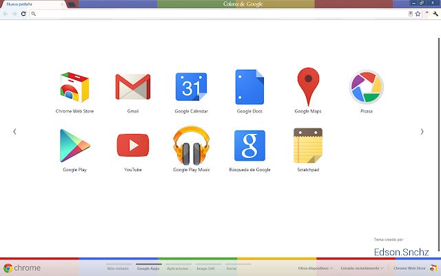 Colores ze sklepu internetowego Chrome do uruchomienia z OffiDocs Chromium online
