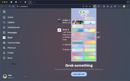 Colorful Background  from Chrome web store to be run with OffiDocs Chromium online