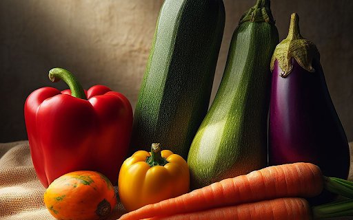 Colorful vegetables  from Chrome web store to be run with OffiDocs Chromium online