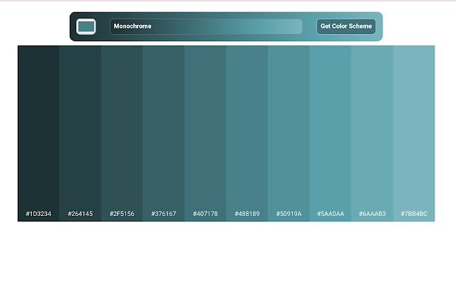 ตัวสร้างสีจาก Chrome เว็บสโตร์ที่จะทำงานร่วมกับ OffiDocs Chromium ทางออนไลน์