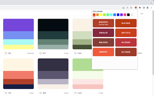 Colorgram  from Chrome web store to be run with OffiDocs Chromium online