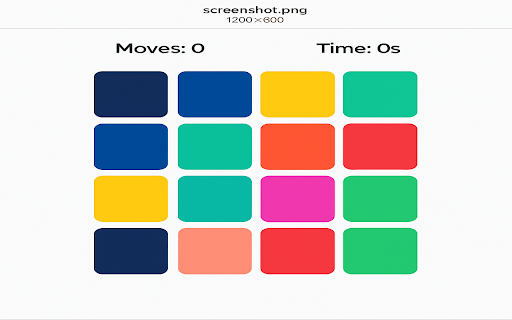 Color Match Game  from Chrome web store to be run with OffiDocs Chromium online