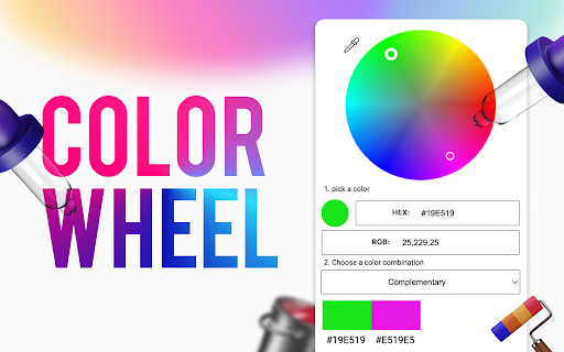 Color Wheel Chart  from Chrome web store to be run with OffiDocs Chromium online