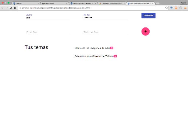 Comentar en Yabber  from Chrome web store to be run with OffiDocs Chromium online