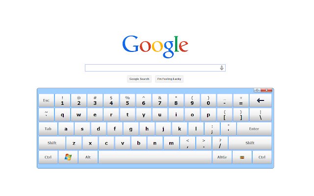 Chrome 网上商店的 Comfort On Screen Keyboard Pro 扩展将与 OffiDocs Chromium 在线运行