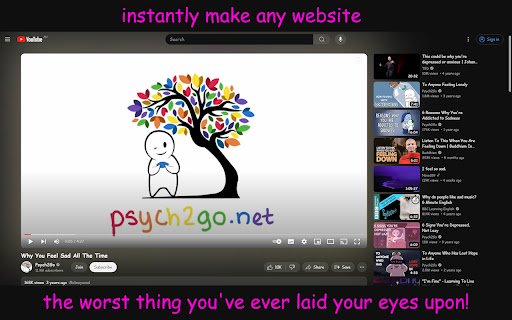 Comic Sansifier  from Chrome web store to be run with OffiDocs Chromium online