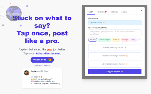 Comment Advisor AI  from Chrome web store to be run with OffiDocs Chromium online