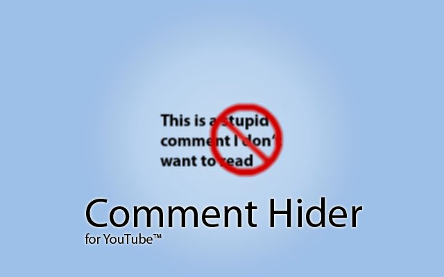 Comment Hider for YouTube™ da Chrome Web Store para ser executado com o OffiDocs Chromium online