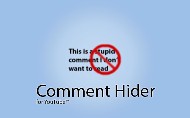 Comment Hider for YouTube™  from Chrome web store to be run with OffiDocs Chromium online