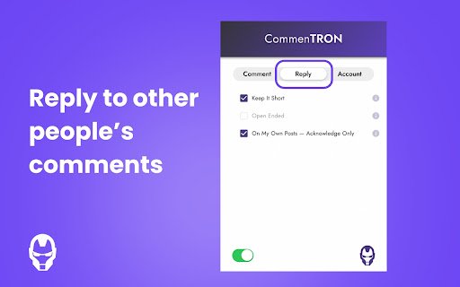 CommenTron — AI Booster for LinkedIn  from Chrome web store to be run with OffiDocs Chromium online