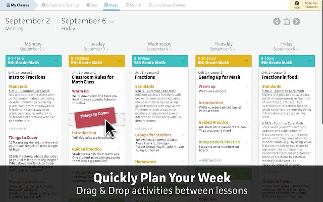 Common Curriculum Lesson Planner  from Chrome web store to be run with OffiDocs Chromium online