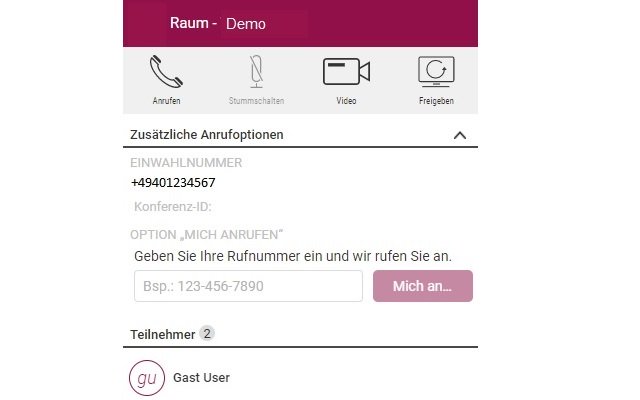 Communicator Guest client sharing extension™  from Chrome web store to be run with OffiDocs Chromium online