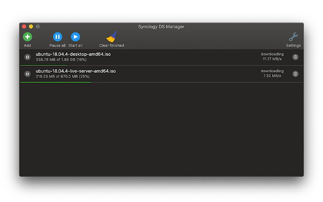 Companion for macOS Synology DS Manager  from Chrome web store to be run with OffiDocs Chromium online