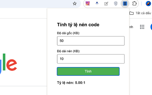 Compress Code  from Chrome web store to be run with OffiDocs Chromium online