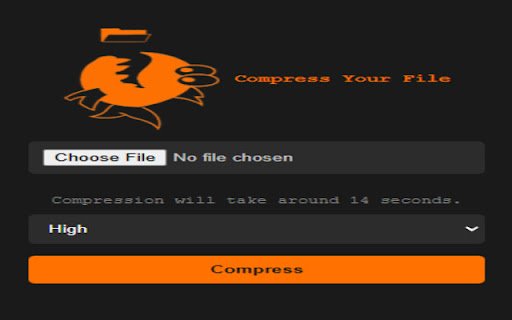 Compressit  from Chrome web store to be run with OffiDocs Chromium online